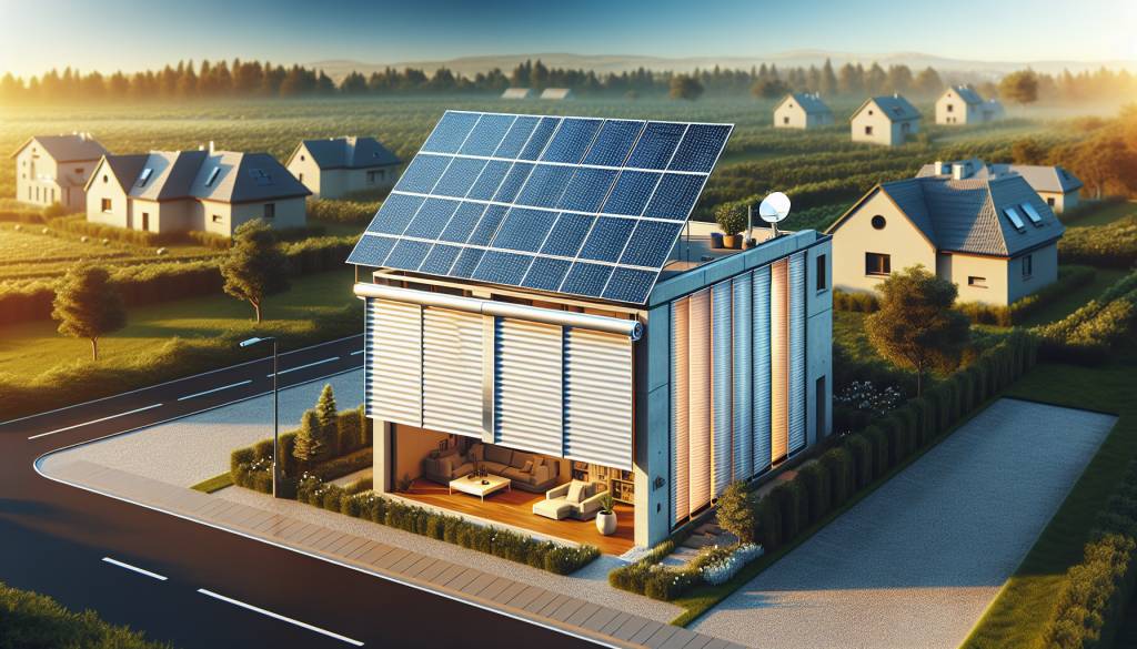 Volet roulant solaire: autonomie et performance énergétique